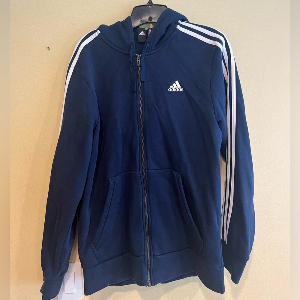 Blue “Adidas” Hoodie